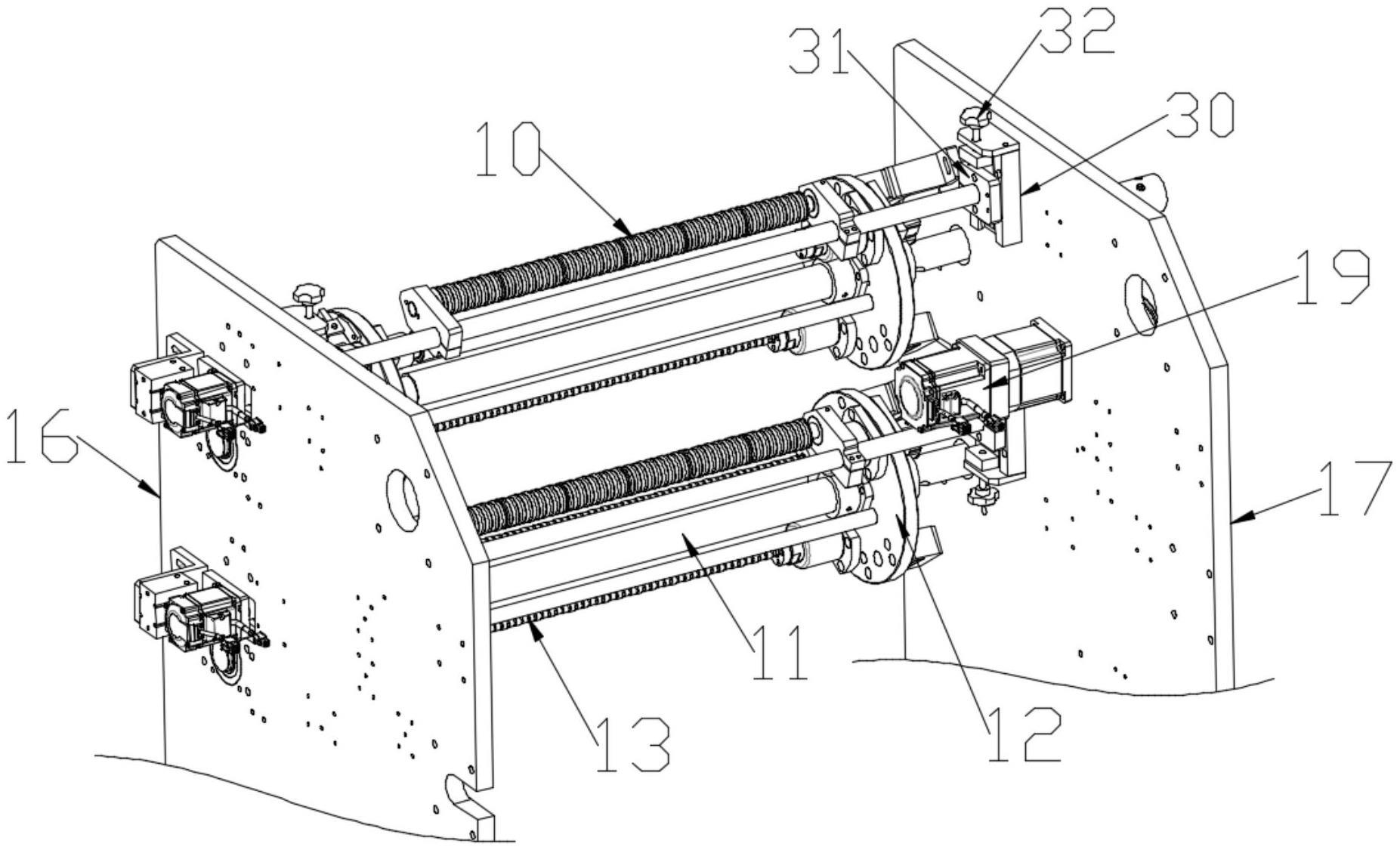 一種修正帶分切機的自動收卷及翻轉裝置的制作方法 一種修正帶分切機的自動收卷及翻轉裝置的制作方法