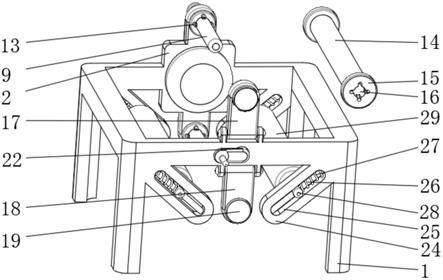 一種帶有壓輥結(jié)構(gòu)的牛皮紙復(fù)卷機(jī)的制作方法 一種帶有壓輥結(jié)構(gòu)的牛皮紙復(fù)卷機(jī)的制作方法