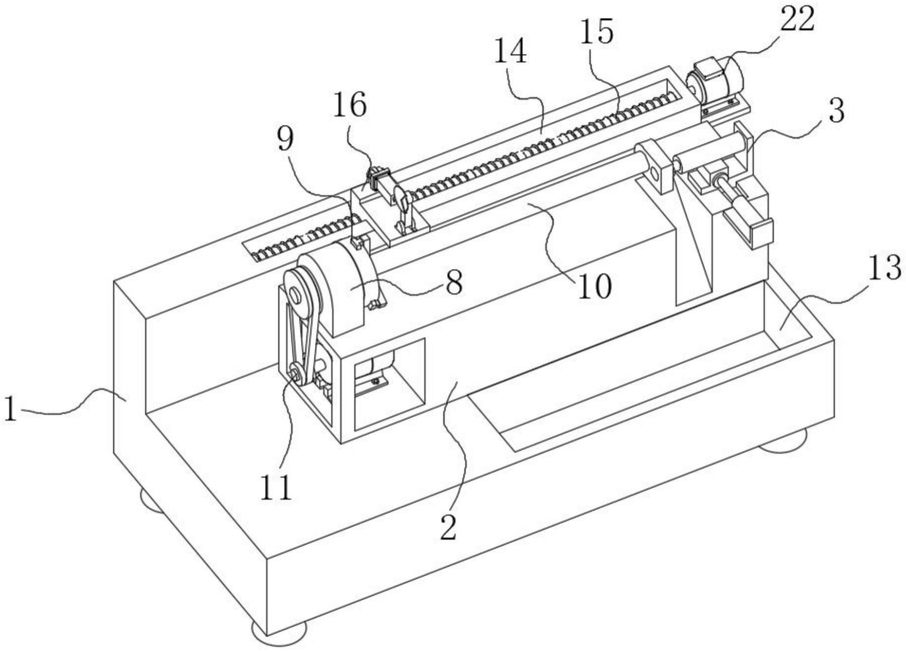 一種具有定位機(jī)構(gòu)的紙管分切機(jī)的制作方法 一種具有定位機(jī)構(gòu)的紙管分切機(jī)的制作方法