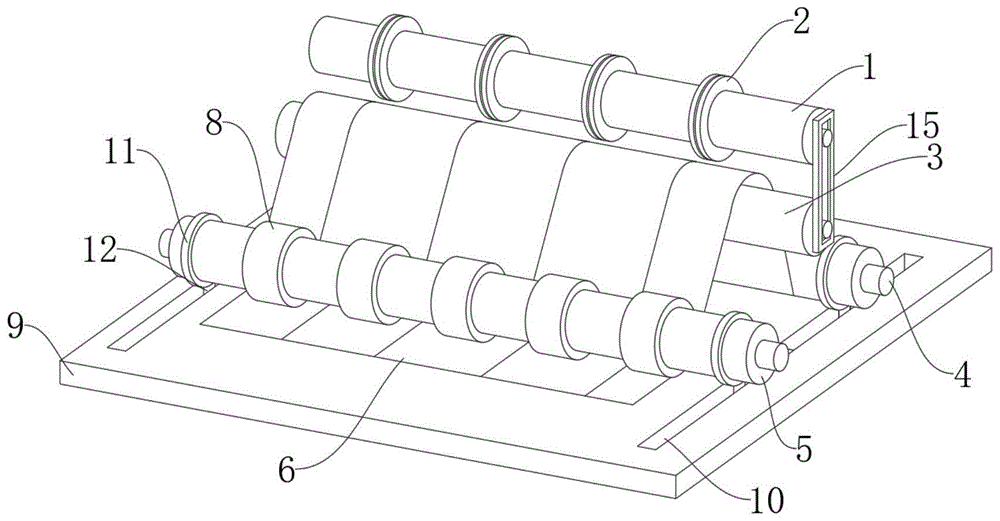 一種具有尺度調(diào)節(jié)功能的分切機夾持裝置的制作方法 一種具有尺度調(diào)節(jié)功能的分切機夾持裝置的制作方法