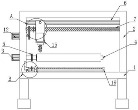 雙面防靜電聚酰亞胺膠帶加工用分切裝置的制作方法 雙面防靜電聚酰亞胺膠帶加工用分切裝置的制作方法